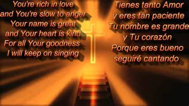 10,000 Reasons (Spanish version) w/ Spanish & English lyrics - Funeral Spanish songs