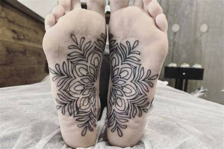 Bottom of foot tattoo ideas photos
