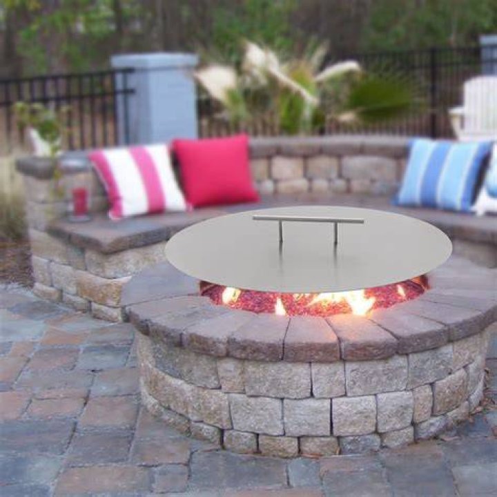 Custom Fire Pit Heat Deflector Etsy