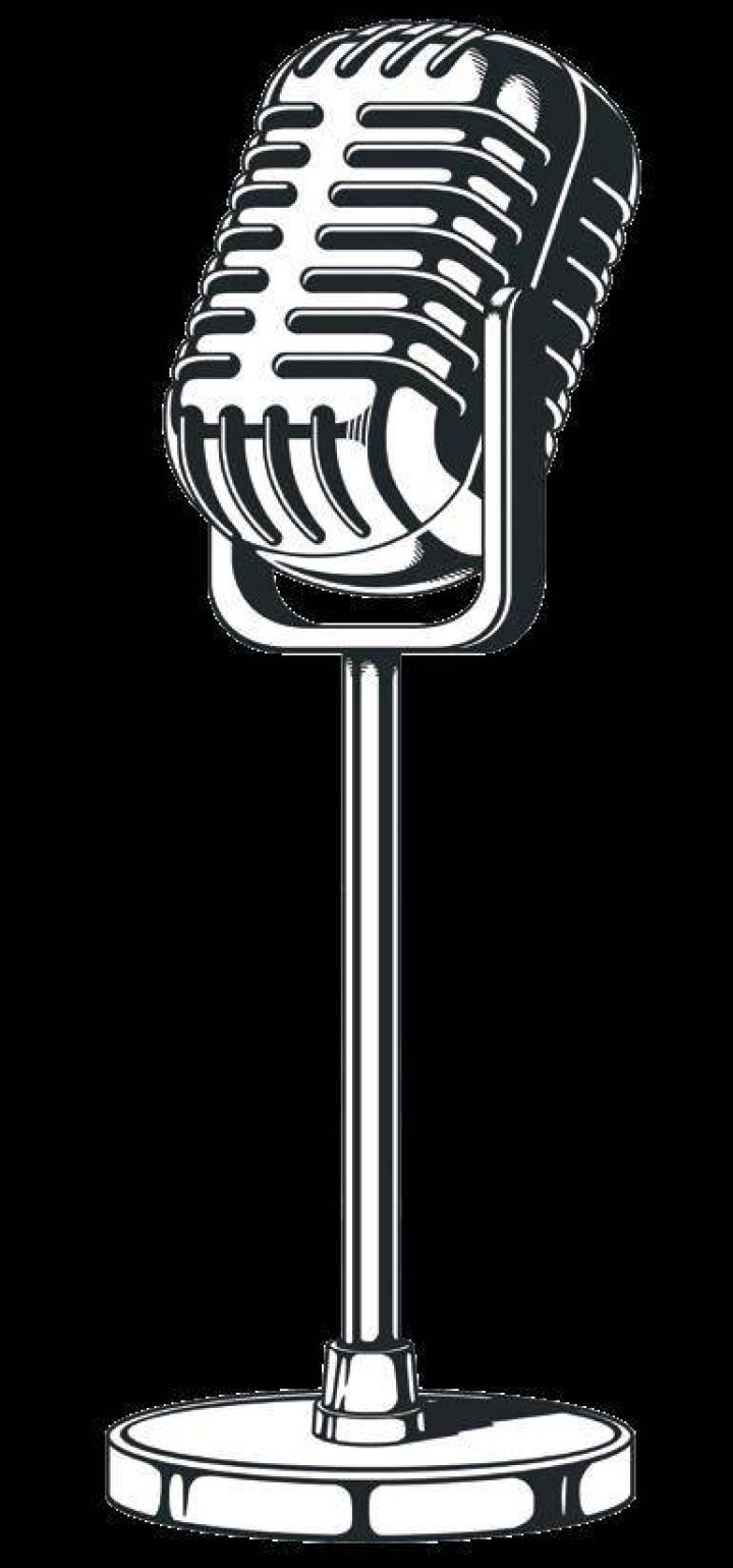 Divina Valencia Microphone Clipart
