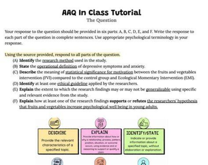How to Answer AP&reg; Psychology Free Response Questions Albert.io