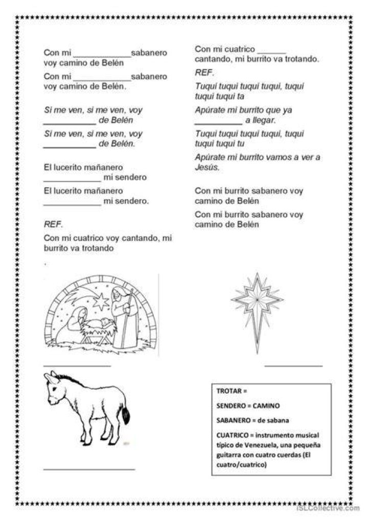 mi burrito sabanero - Spanish god songs