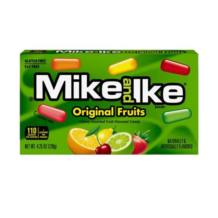 Mike and Ikes Original Fruits Half Nuts