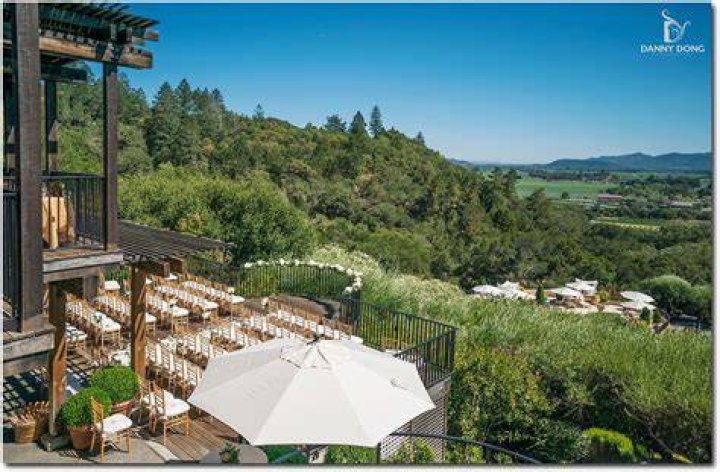 Napa wedding at Auberge du Soliel... Best food & wine ever! Danny Dong