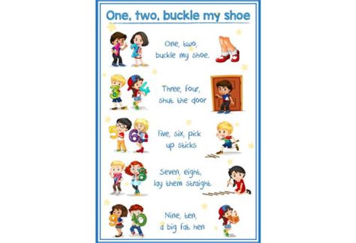 One, Two, Buckle My Shoe Nursery rhymes lyrics, Classroom songs