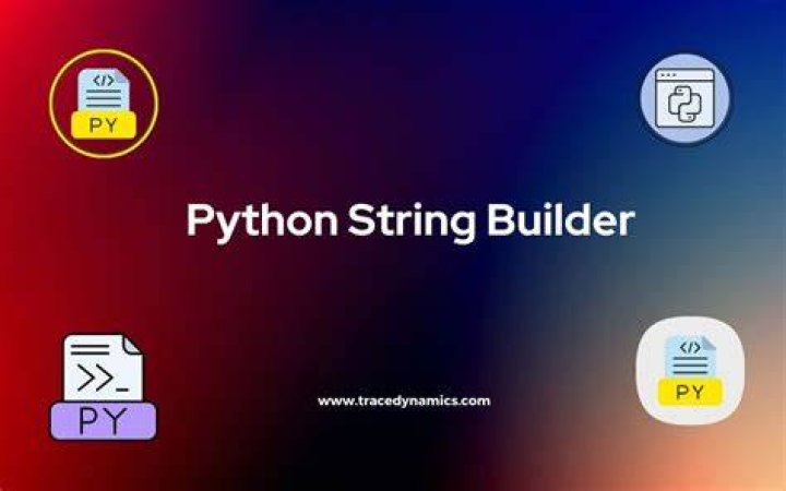 Python string class like StringBuilder in C#?