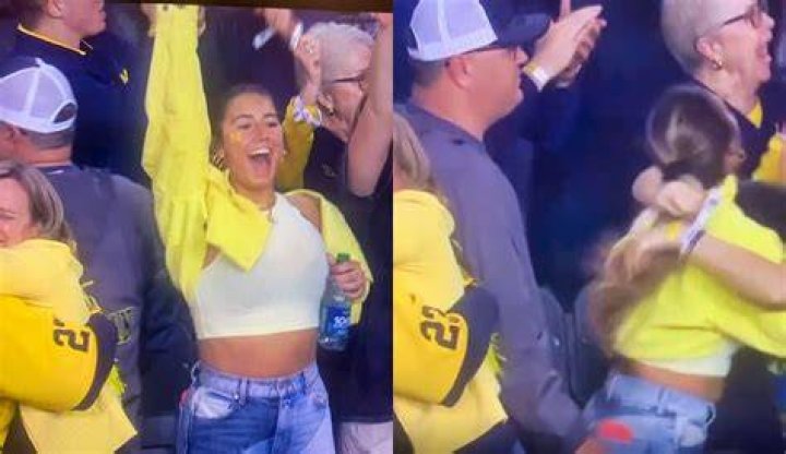Social Media Thinks J.J. McCarthy's Dad Groped His Girlfriend