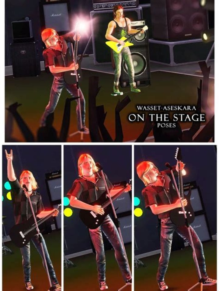 The Sims 3 music group - sims 3 music career rock branch